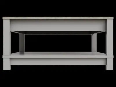 Carver Coffee Table Free low-poly 3D model