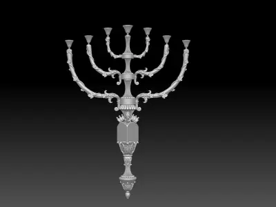 CANDEL HOLDER 3D MODEL FOR 3D PRINTING 3D print model