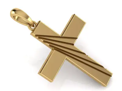CROSS PENDANT CR133 3D print model