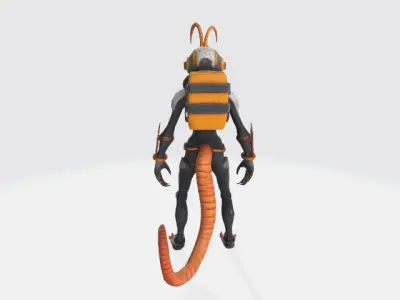 Alien 3D model 23