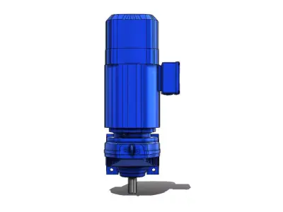Motorredutor SEW RX87DRN132ME2BE11 Gearmotor 3D model