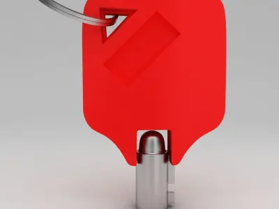 Tool container key 3d model 3D model