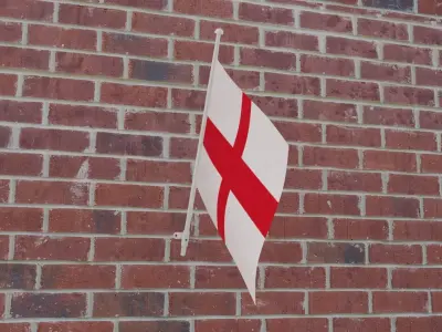 Flag of England 3D model