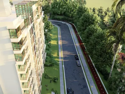 Highrise Building 09 3D model