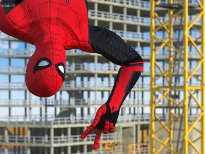  Spider Man Hanging Pose 