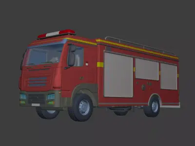 Truck 3D model 3
