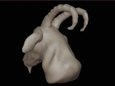 Goat Head 3D model get