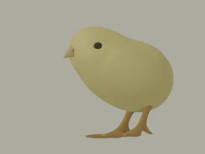 Chick 3D model purchase