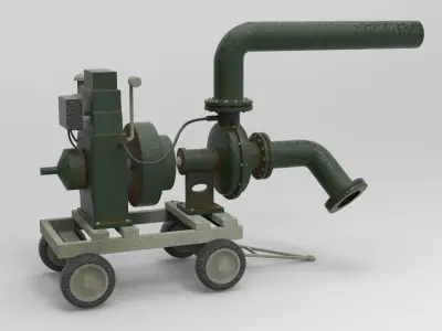 Water pump  3D model