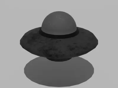 UFO - Low Poly Low-poly 3D model