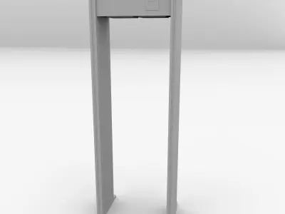 Metal Detector Gate 3D model
