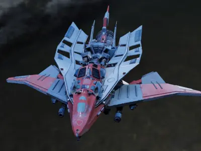 N195 Aircraft Free low-poly 3D model