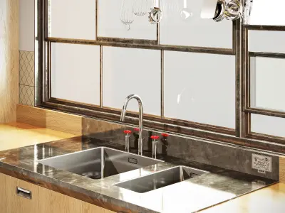 Scavolini diesel social kitchen type 001 3D model