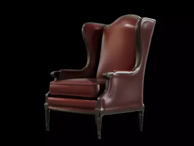 armchair 3d model 3D model purchase