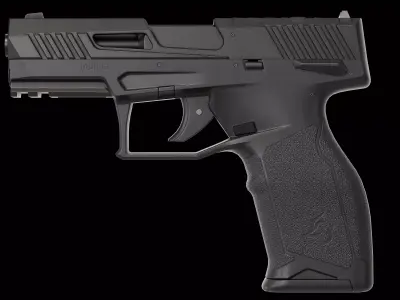 Taurus TX22 Gen 2 pistol Low-poly 3D model