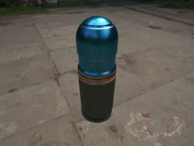 40mm grenade M9XX Low-poly 3D model