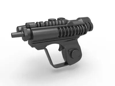 Scout trooper blaster pistol EC-17 3D model