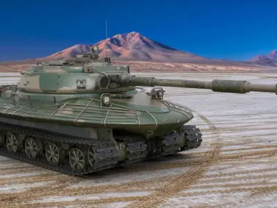 Tank Object 279 Mental Ray 3D model
