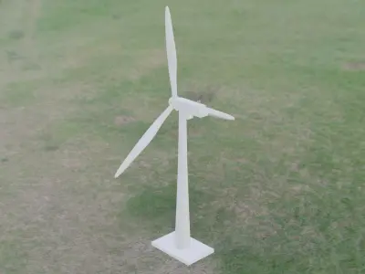 Windturbine wind turbine Low-poly 3D model