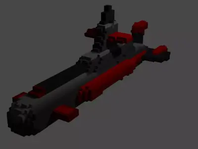 Soviet Submarine 3D model