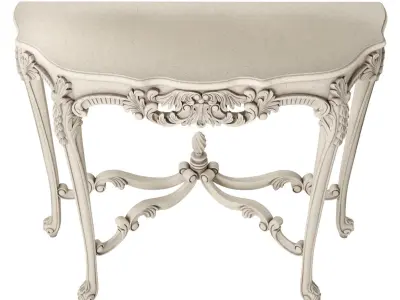 French Bedroom Provencal Marie Antoinette 3D model