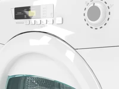 washing machine 3D model 6
