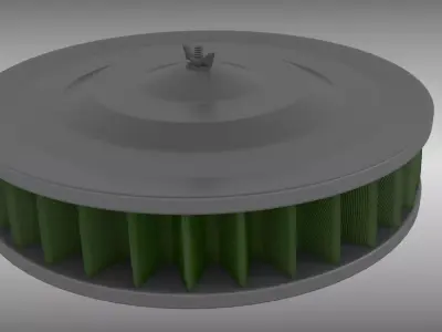 Air Filter 3D model Textured