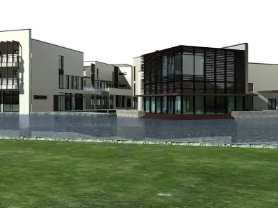 Commercial Building 3D model 51