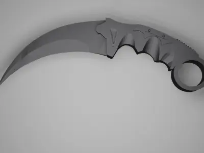 karambit knife -Artistry 3D  Free low-poly 3D model