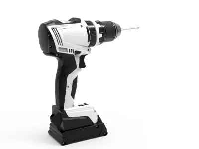 Cordless Power Drill 3D Model  3D model
