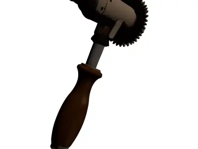 Steampunk Engraving Rotary Tool 3D model
