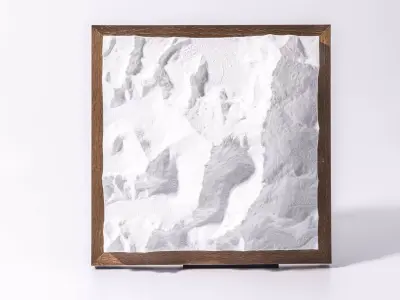 Mount Everest Wall Art Free 3D print model