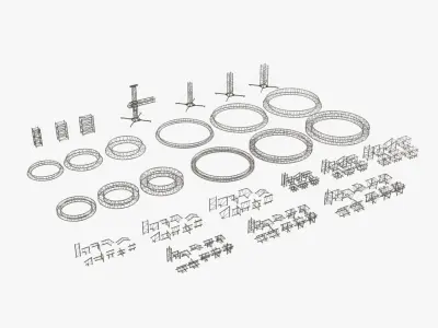 Truss Collection 3D model purchase
