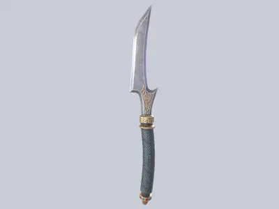 Anubis dagger Low-poly 3D model
