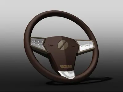 SteeringWheelJC01 steering wheel Free 3D model