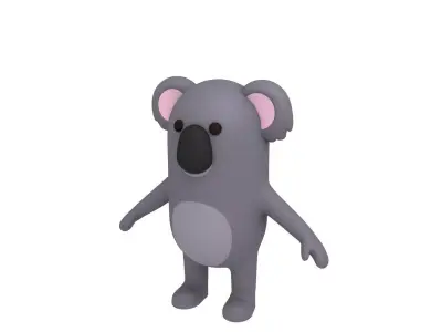 Cartoon Koala 3D model