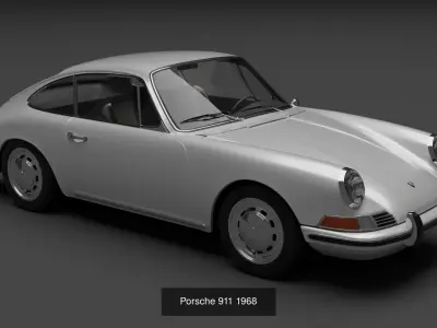 Classic Cars 3D Model Pack