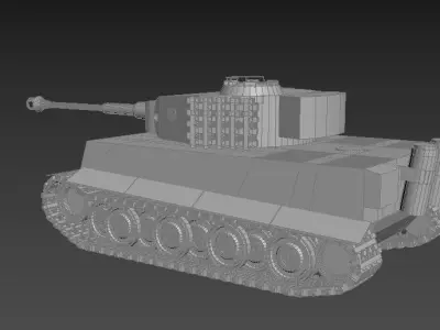 Tiger E1 3D model