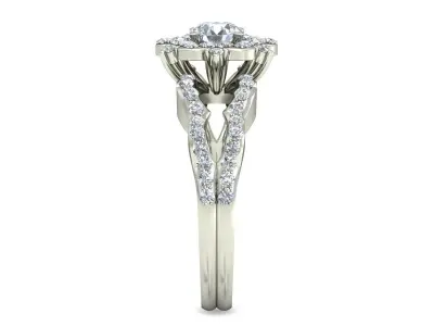 Wedding Ring  3D print model 100