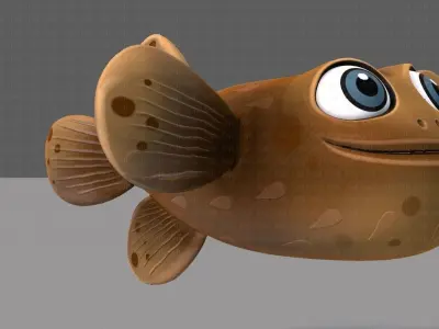 Fish V06 Low-poly 3D model