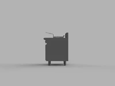 Free Standing Fryer 3D model