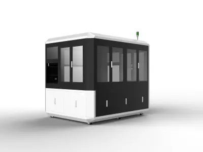 automatic assembly machine 3D model