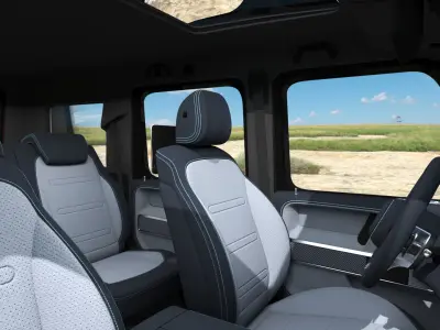 Mercedes-Benz G580 2025 Red 3D model