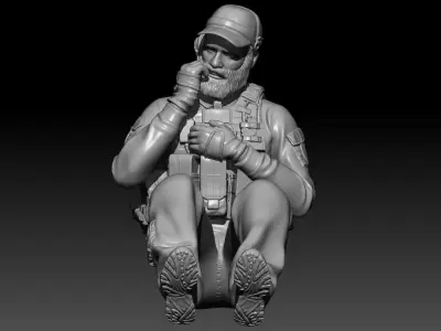 NATO CREW COMMANDER 3D print model