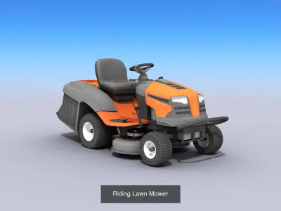  Lawn And Garden Care Equipment 3D Model Pack