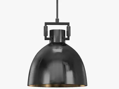 MACHINIST METAL CLOCHE PENDANT 3D model