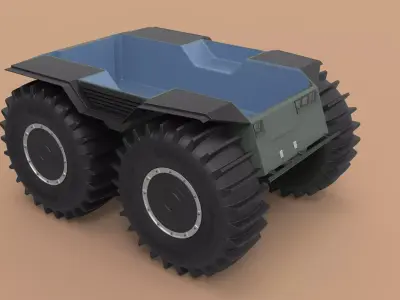 Chassis for SHERP 3D model