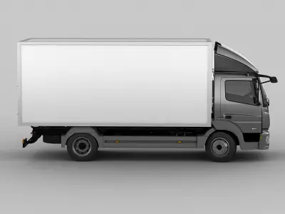 Mercedes Atego 2014 short 3D model
