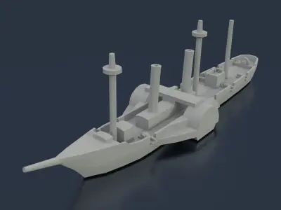Paraguayan Steam Tacuari 3D print model