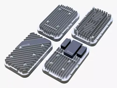 Cooling Heatsink Set M1 3D model
